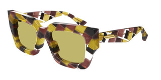 Bottega Veneta BV1212S women Multicolor Butterfly Sunglasses