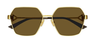 Bottega Veneta BV1224S women Gold Squared Sunglasses