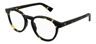 Bottega Veneta BV1225O unisex Havana Pantos Eyeglasses