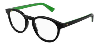 Bottega Veneta BV1225O unisex Black Pantos Eyeglasses