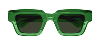 Bottega Veneta BV1230S unisex Green Squared Sunglasses