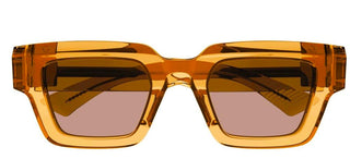 Bottega Veneta BV1230S unisex Orange Squared Sunglasses