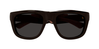 Bottega Veneta BV1233S men Brown Squared Sunglasses