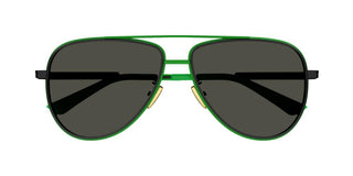 Bottega Veneta BV1240S men Green Pilot Sunglasses