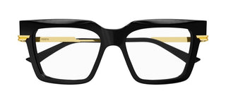 Bottega Veneta BV1243O women Black Squared Eyeglasses