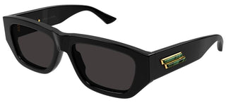 Bottega Veneta BV1252S unisex Black Squared Sunglasses