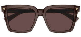 Bottega Veneta BV1254S women Brown Squared Sunglasses