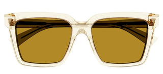 Bottega Veneta BV1254S women Yellow Squared Sunglasses