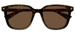 Bottega Veneta BV1255SA unisex Havana Squared Sunglasses