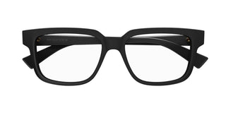 Bottega Veneta BV1256O men Black Rectangle Eyeglasses