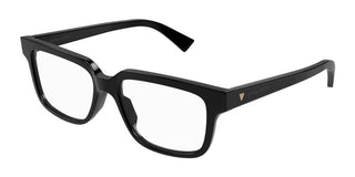 Bottega Veneta BV1256O men Black Rectangle Eyeglasses