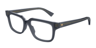 Bottega Veneta BV1256O men Grey Rectangle Eyeglasses