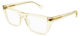 Bottega Veneta BV1258O unisex Yellow Squared Eyeglasses