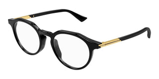 Bottega Veneta BV1263O men Black Pantos Eyeglasses