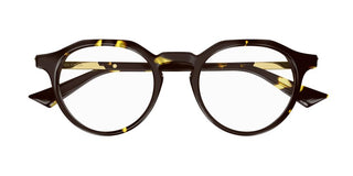 Bottega Veneta BV1263O men Havana Pantos Eyeglasses