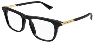 Bottega Veneta BV1264O men Black Squared Eyeglasses