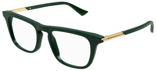 Bottega Veneta BV1264O men Green Squared Eyeglasses