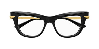 Bottega Veneta BV1266O women Black Cat Eye Eyeglasses