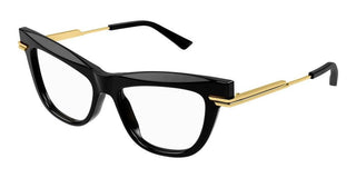 Bottega Veneta BV1266O women Black Cat Eye Eyeglasses