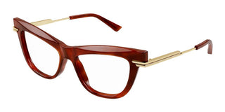 Bottega Veneta BV1266O women Red Cat Eye Eyeglasses