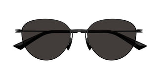 Bottega Veneta BV1268S men Black Round Sunglasses