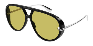 Bottega Veneta BV1274S unisex Black Pilot Sunglasses