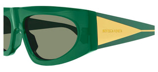 Bottega Veneta BV1277S women Green Geometric Sunglasses