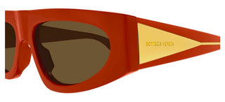 Bottega Veneta BV1277S women Orange Geometric Sunglasses