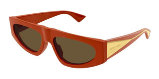 Bottega Veneta BV1277S women Orange Geometric Sunglasses