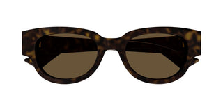 Bottega Veneta BV1278SA women Havana Squared Sunglasses