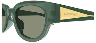 Bottega Veneta BV1278SA women Green Squared Sunglasses