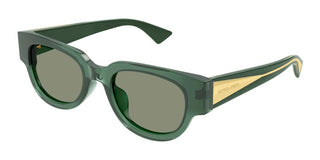 Bottega Veneta BV1278SA women Green Squared Sunglasses