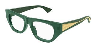 Bottega Veneta BV1279O women Green Squared Eyeglasses