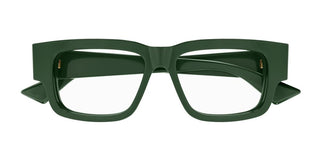 Bottega Veneta BV1280O women Green Rectangle Eyeglasses