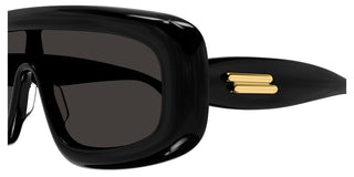 Bottega Veneta BV1281S unisex Black Shield Sunglasses