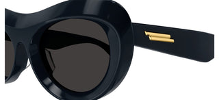 Bottega Veneta BV1284S women Black Round Sunglasses