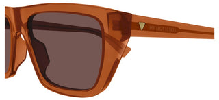 Bottega Veneta BV1291S women Orange Squared Sunglasses