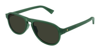 Bottega Veneta BV1292S men Green Oval Sunglasses