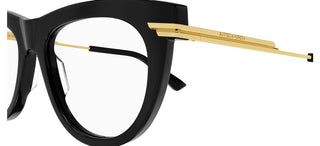 Bottega Veneta BV1297O women Black Pantos Eyeglasses