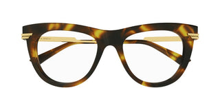 Bottega Veneta BV1297O women Havana Pantos Eyeglasses