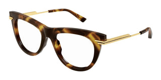 Bottega Veneta BV1297O women Havana Pantos Eyeglasses