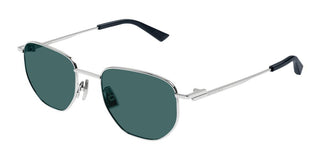 Bottega Veneta BV1301S unisex Silver Squared Sunglasses