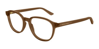 Bottega Veneta BV1312O men Brown Round Eyeglasses