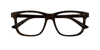 Bottega Veneta BV1316O unisex Havana Squared Eyeglasses