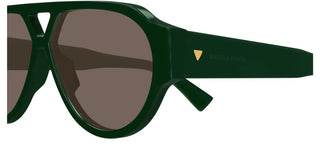 Bottega Veneta Bv1318s Men Green Pilot Sunglasses