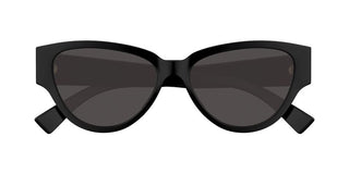 Bottega Veneta Bv1319s Women Black Cat Eye Sunglasses