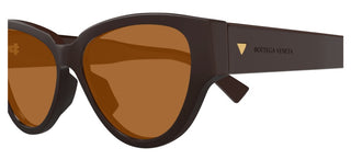 Bottega Veneta Bv1319s Women Brown Cat Eye Sunglasses