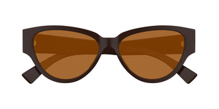 Bottega Veneta Bv1319s Women Brown Cat Eye Sunglasses