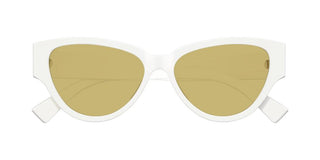 Bottega Veneta Bv1319s Women White Cat Eye Sunglasses