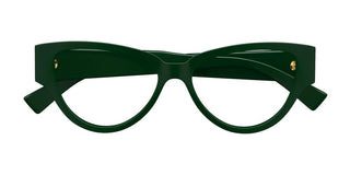 Bottega Veneta BV1320O women Green Cat Eye Eyeglasses